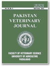 PAKISTAN VETERINARY JOURNAL雜志封面
